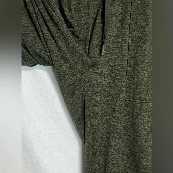 Mondetta Brushed Olive Green Joggers Activewear High Rise Full Length Casual Gym - Picture 9 of 16